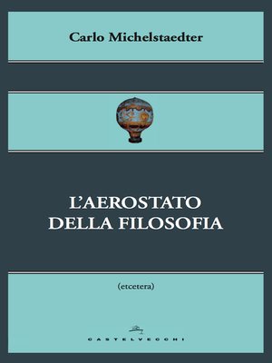 cover image of L'aerostato della filosofia